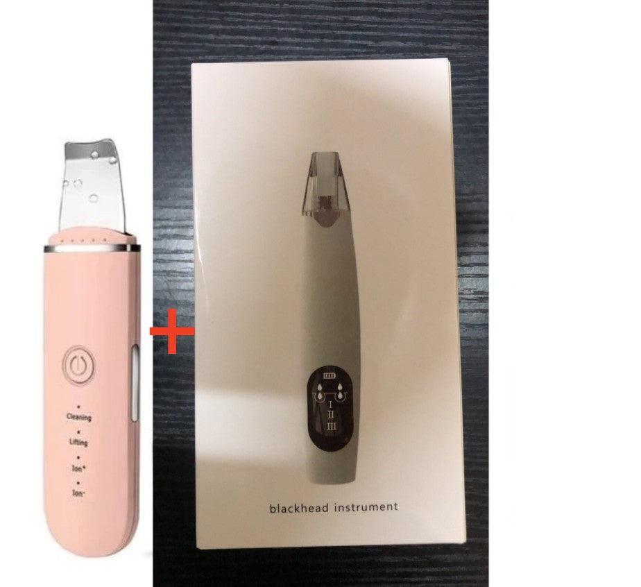 新型超音波フェイシャルクレンザー ピーリングマシン
毛穴の黒ずみ・ブラックヘッドを除去