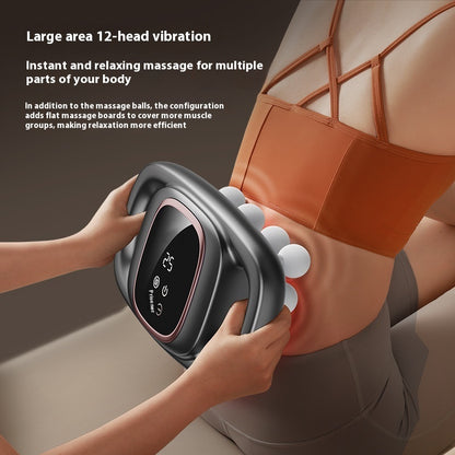 12ヘッド搭載 多機能マッサージガン