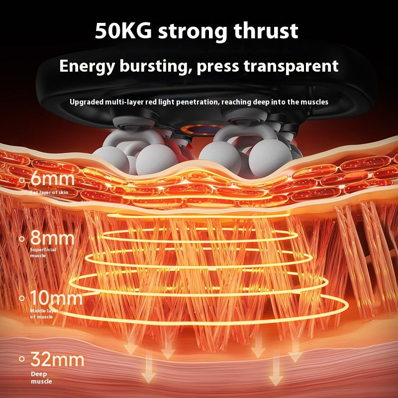 12ヘッド搭載 多機能マッサージガン