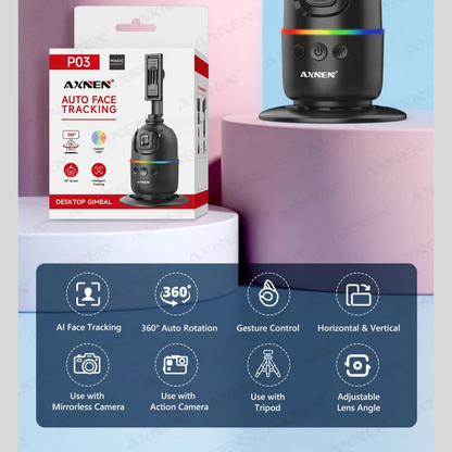 スマート360°自動追跡スマートフォンジンバル