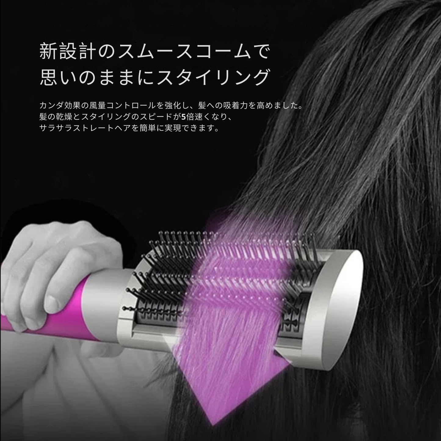 6in1マルチヘアスタイリングセット（ドライヤー＆アイロン）