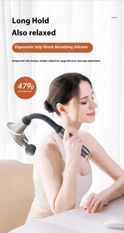 電動マッサージガン（背中・腰用ボディケア）