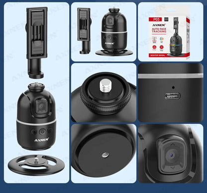 スマート360°自動追跡スマートフォンジンバル