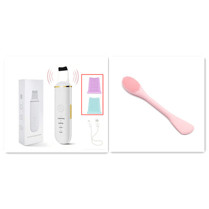 新型超音波フェイシャルクレンザー ピーリングマシン
毛穴の黒ずみ・ブラックヘッドを除去